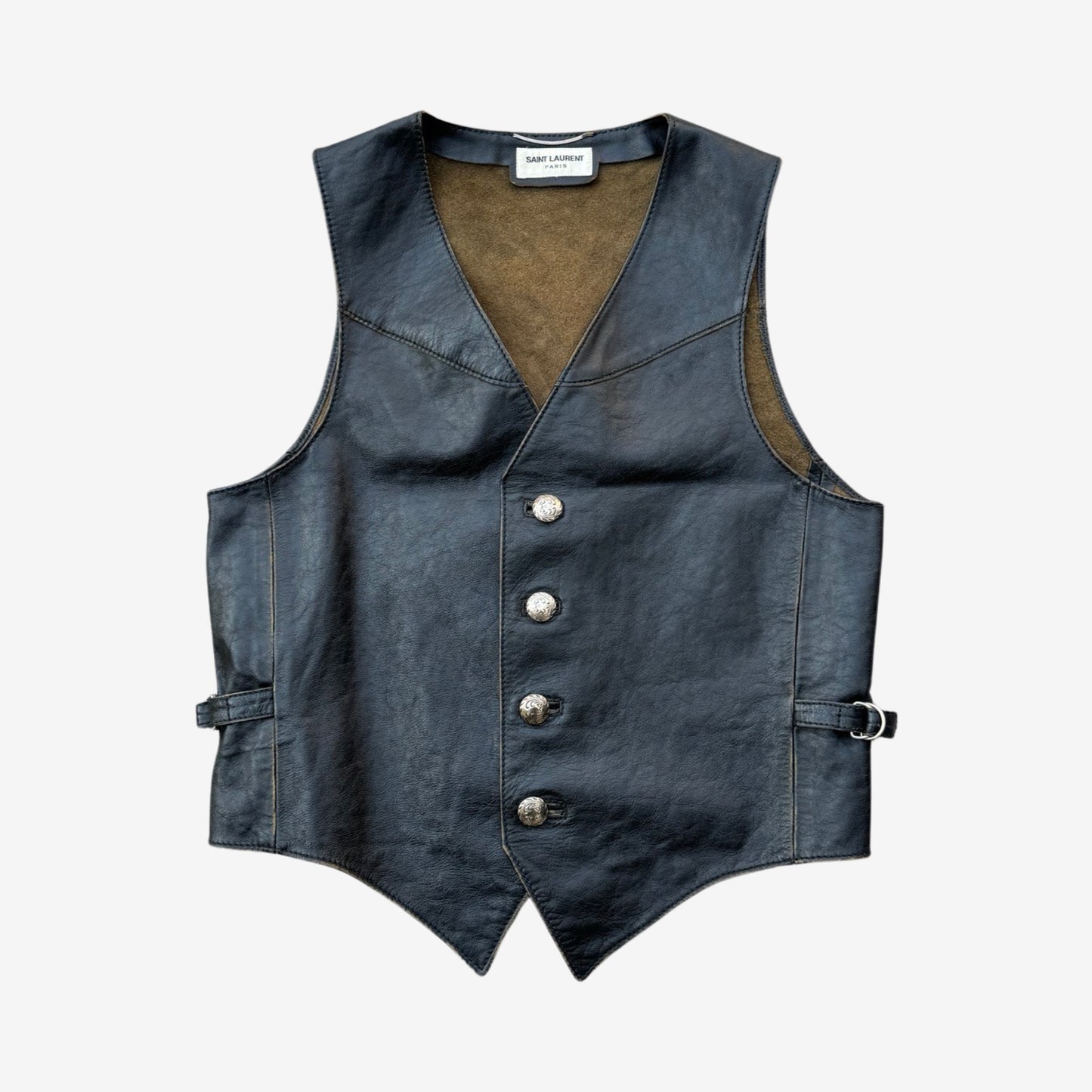 Saint Laurent SS15 Psych Rock Leather
Vest