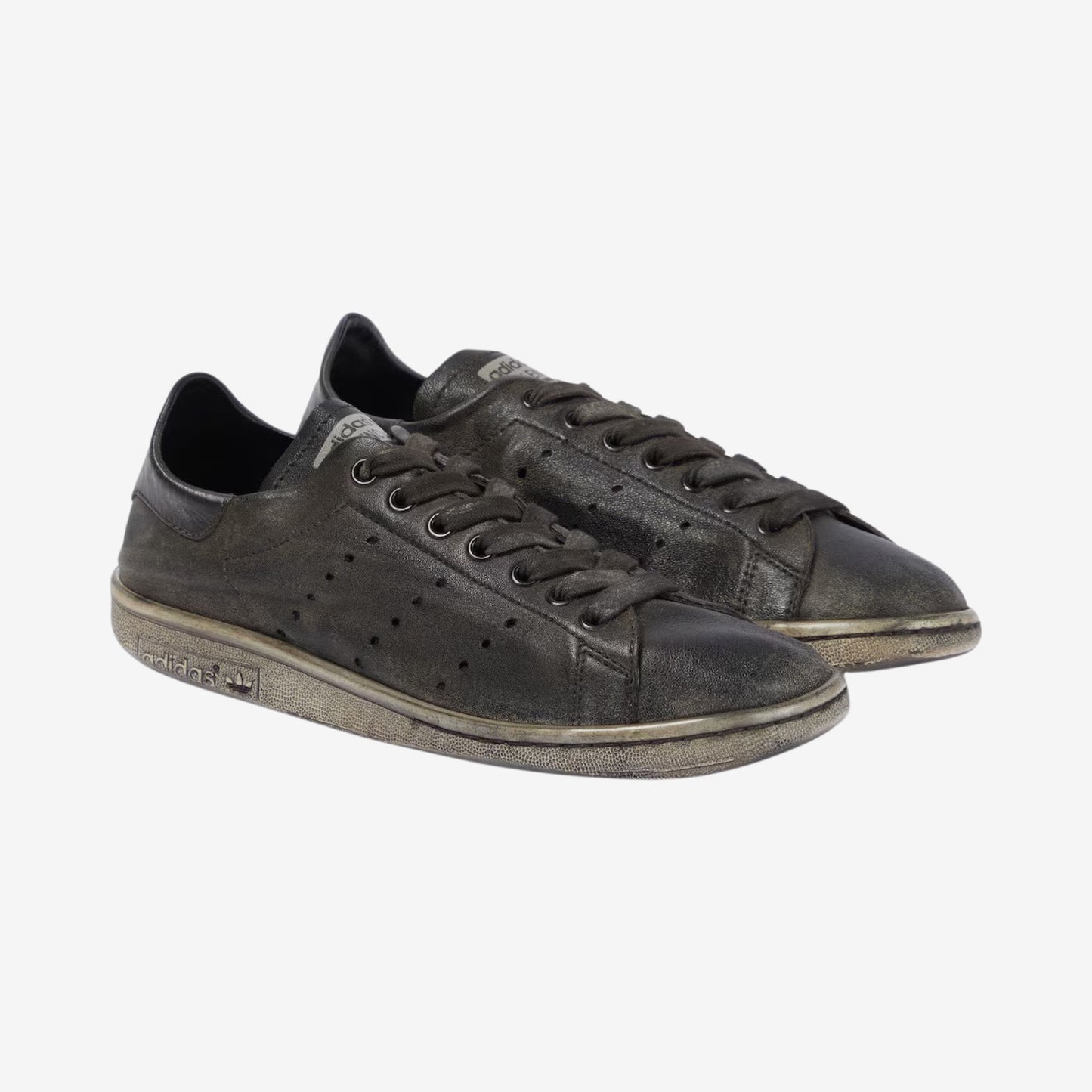 Balenciaga Adidas Stan Smith Distressed Black