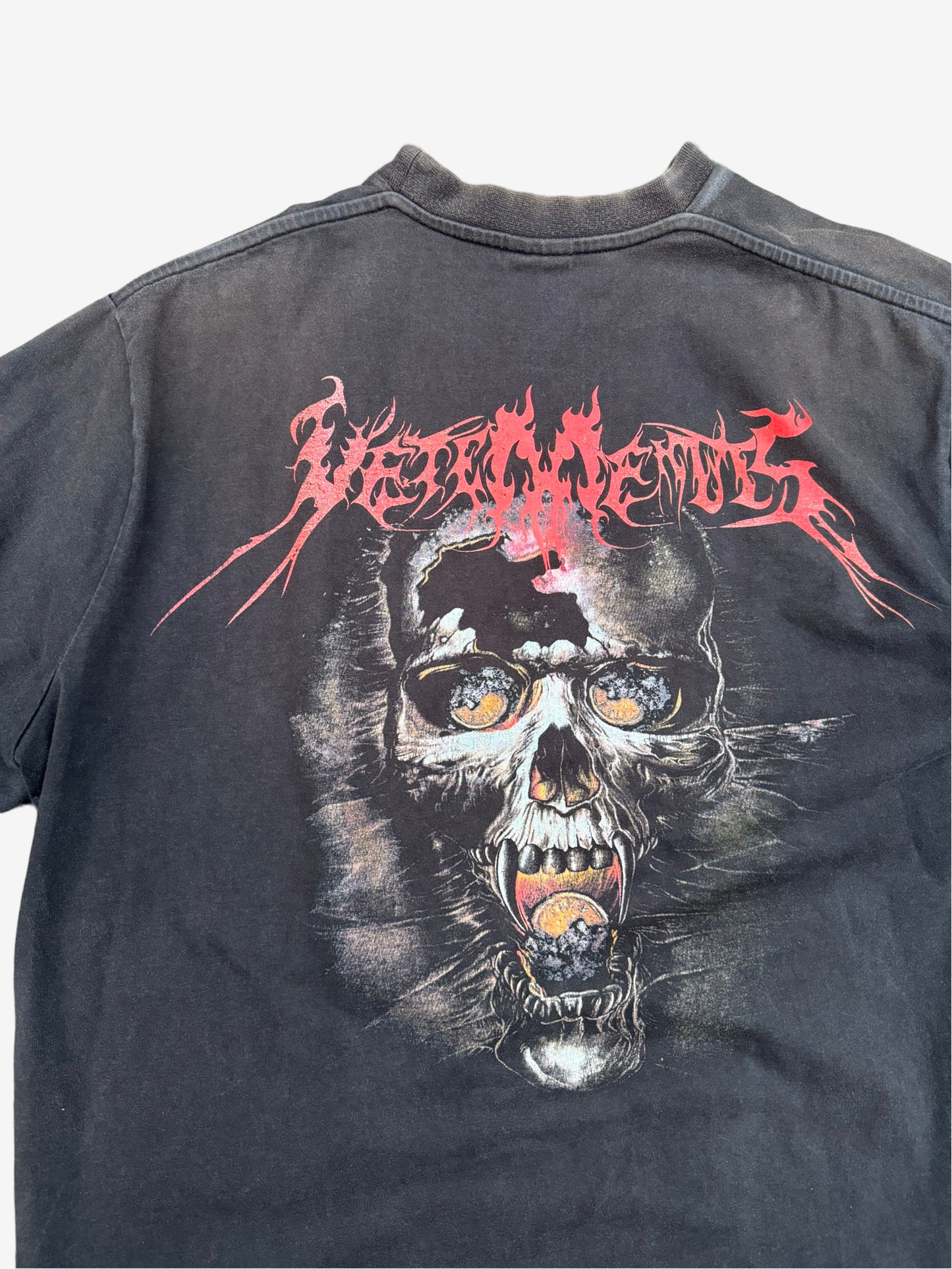 Vetements AW16 Heavy Metal Skull Tshirt