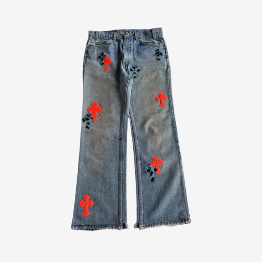 Chrome Hearts St.Barths Exclusive Levis 517 Denim Sz.31