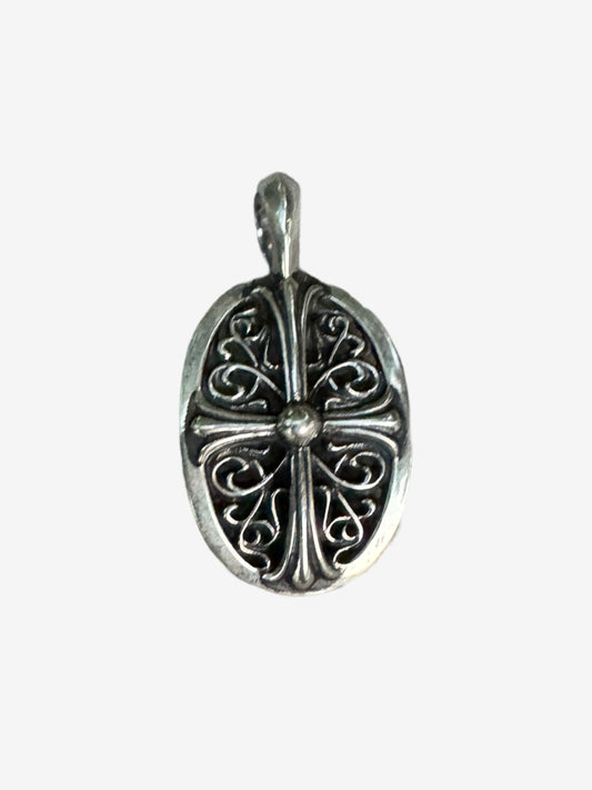 Chrome Hearts Oval Cross Pendant 925 Silver