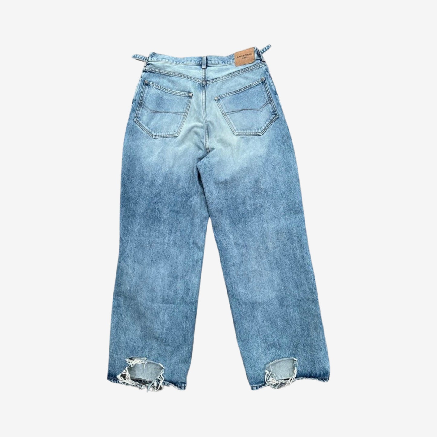 Balenciaga Oversized Distressed Denim