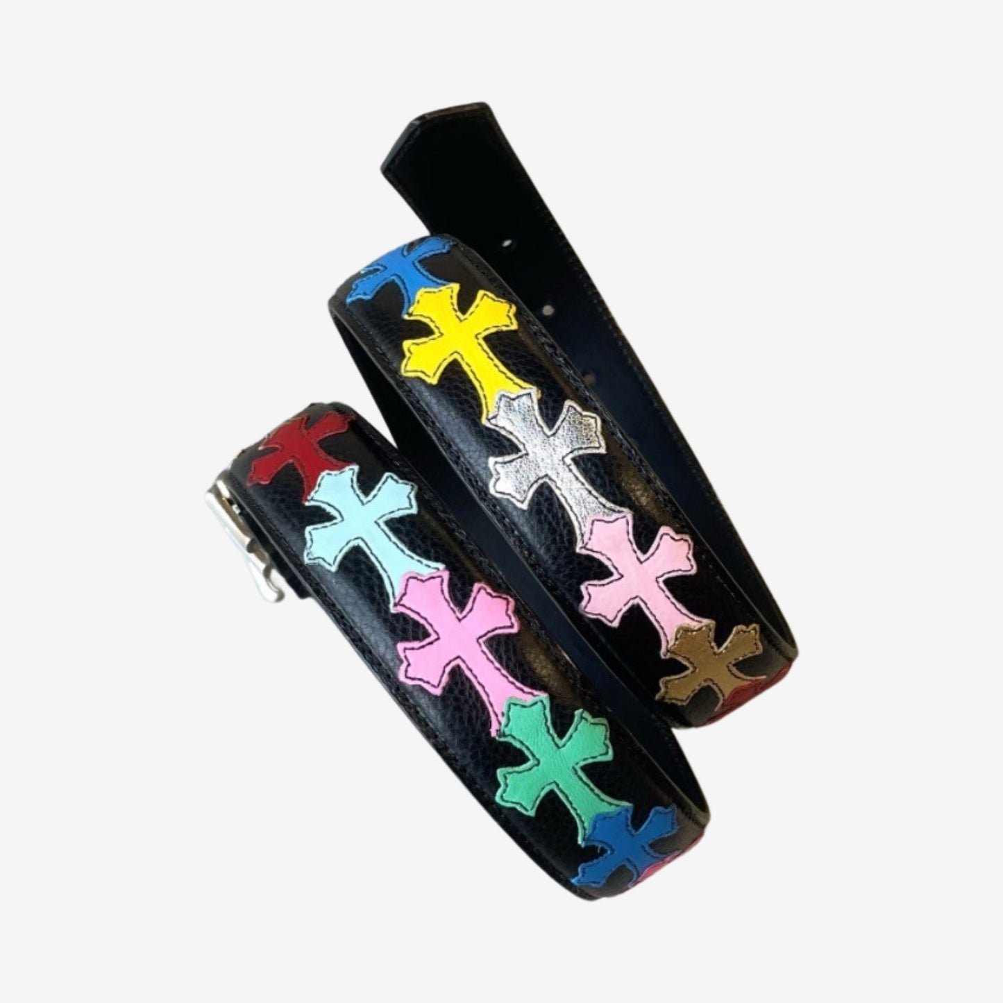 Chrome Hearts Multi Color Cross Belt