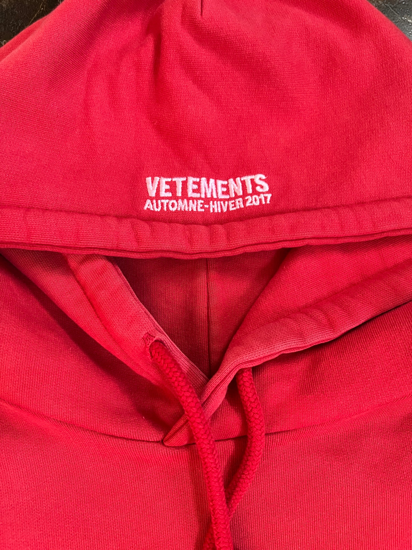 Vetements AW16 Seoul Exclusive Metal Hoodie Sz.XS