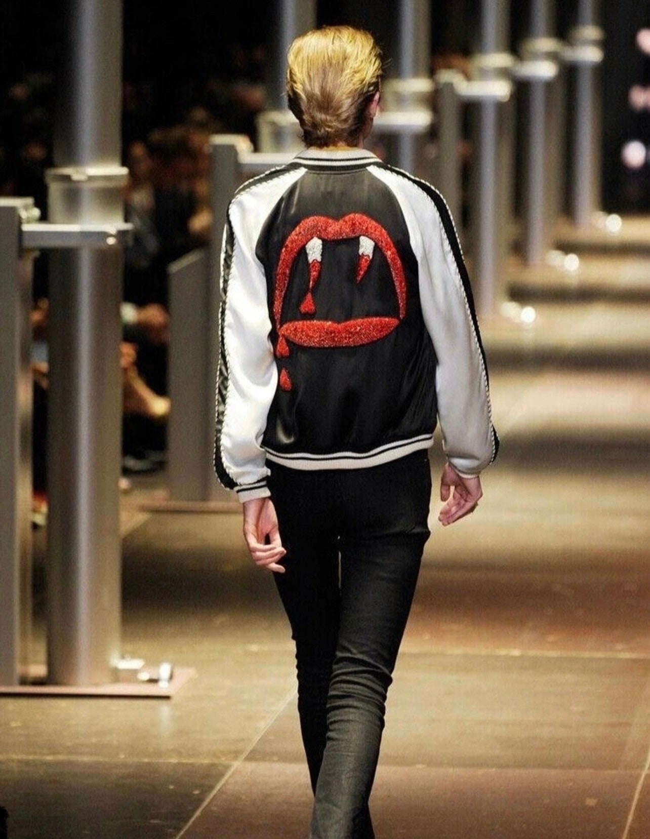 Saint Laurent SS14 Bloody Luster Blouson