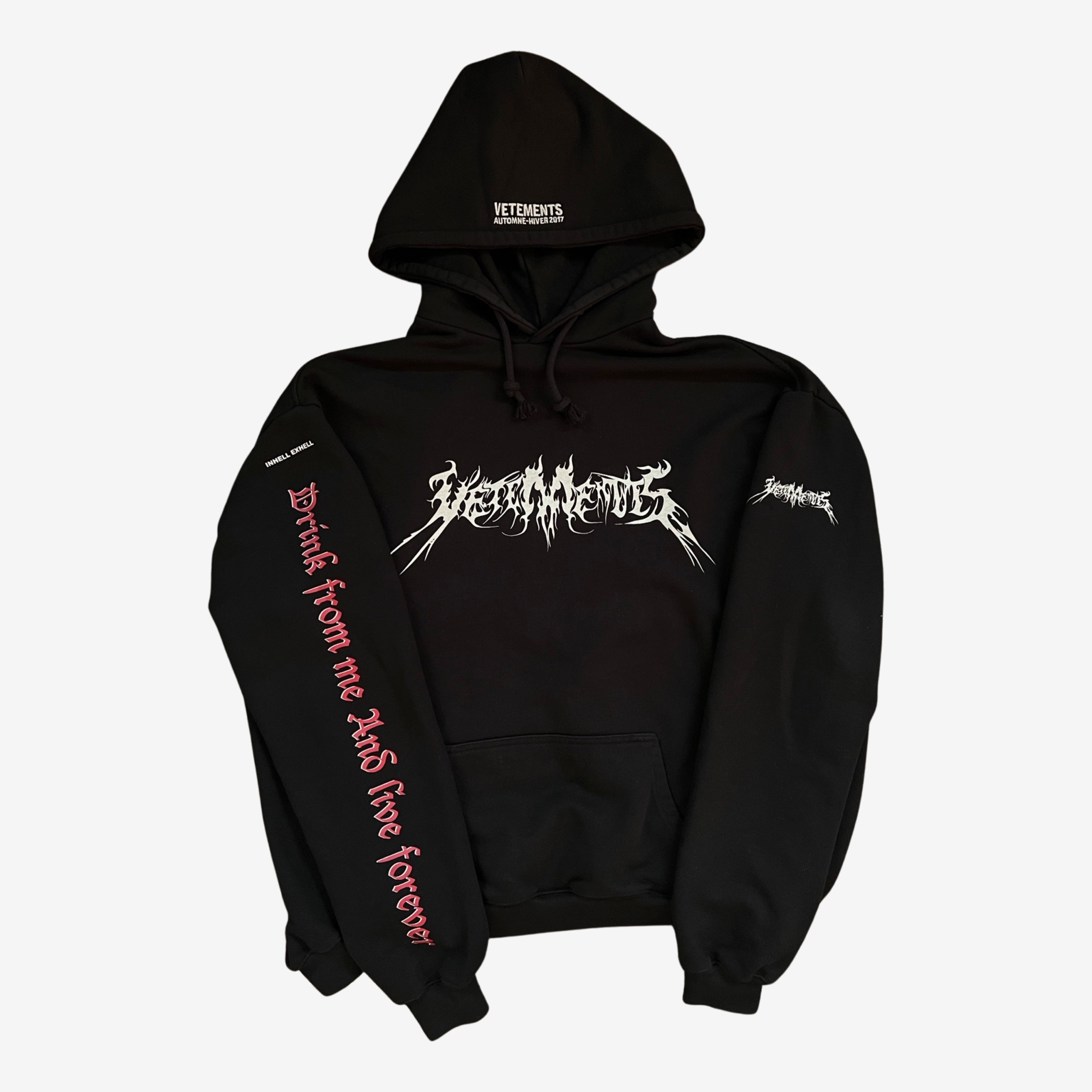 Vetements total deals darkness hoodie