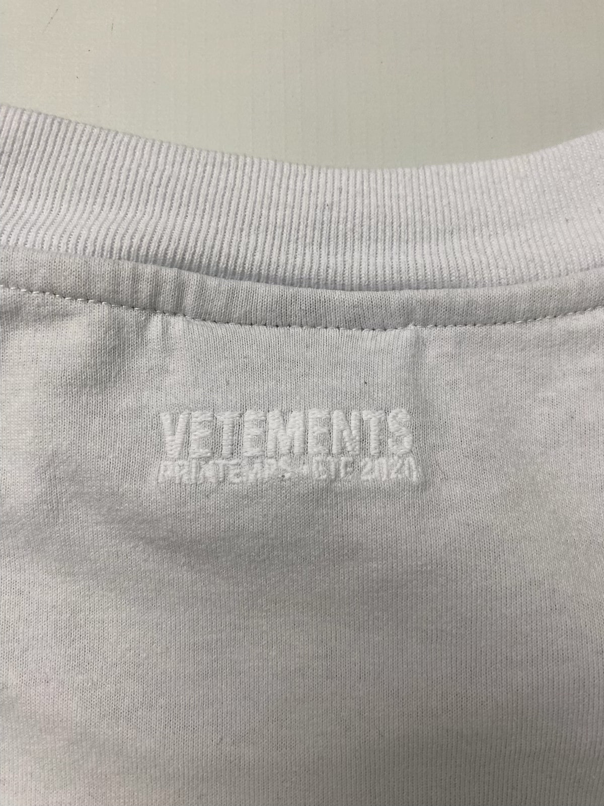 Vetements SS20 Weed Tshirt White