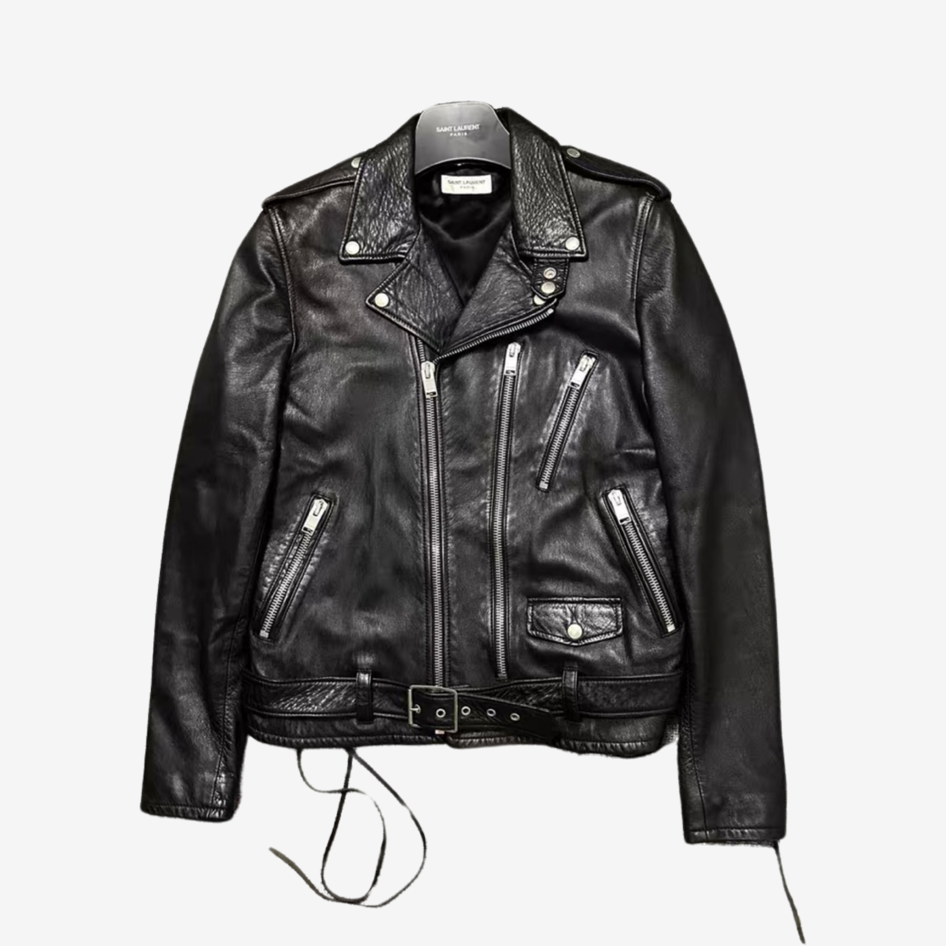 Saint Laurent L17 Bloody Luster Leather Jacket