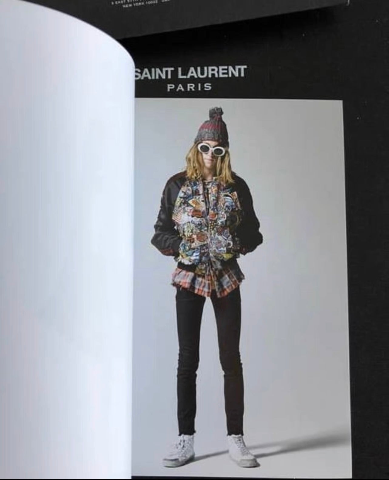 Saint Laurent Paris SS16 Sequin Souvenir Jacket