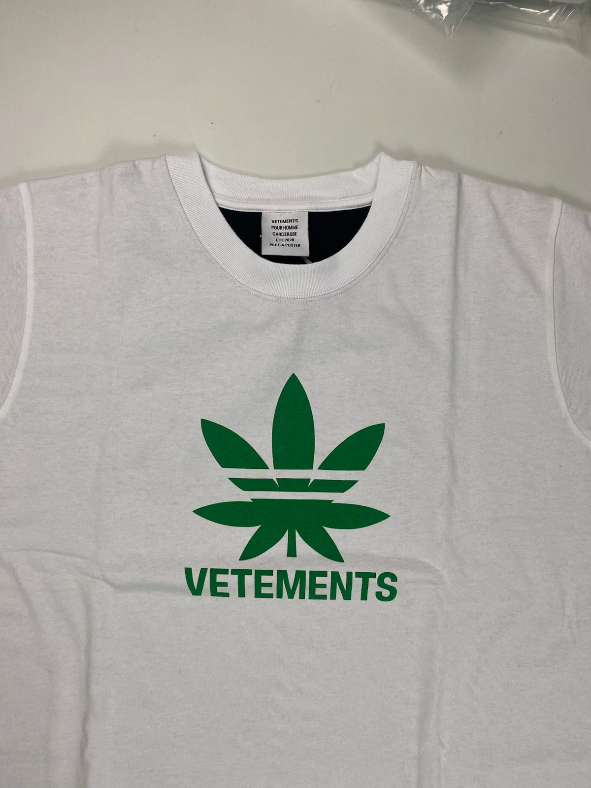 Vetements SS20 Weed Tshirt White