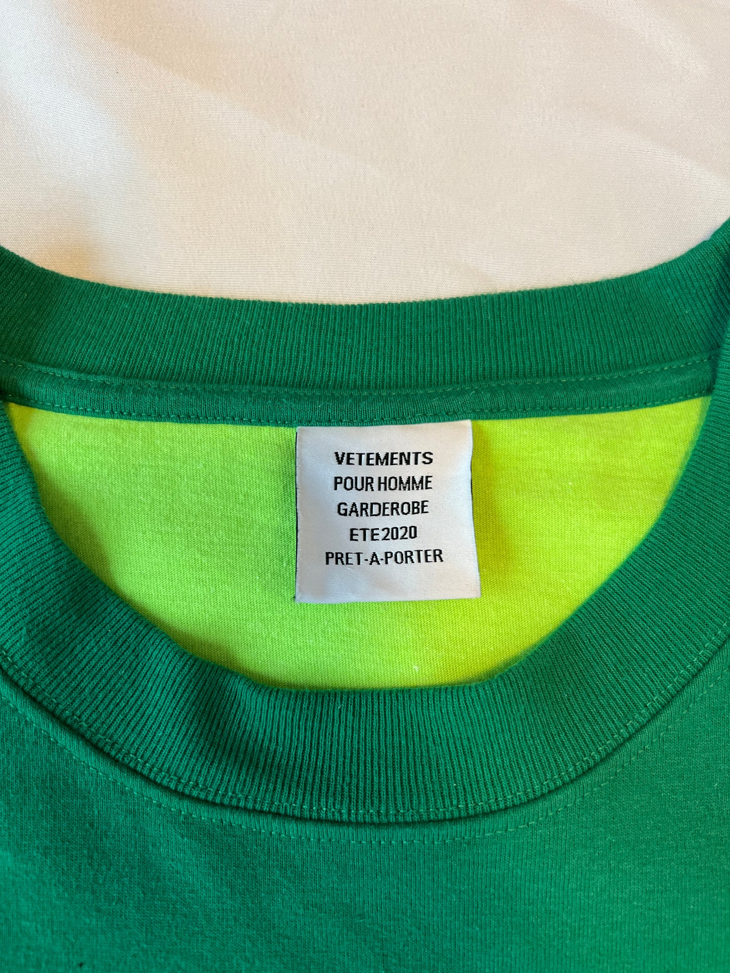 Vetements SS20 Weed Tshirt Green