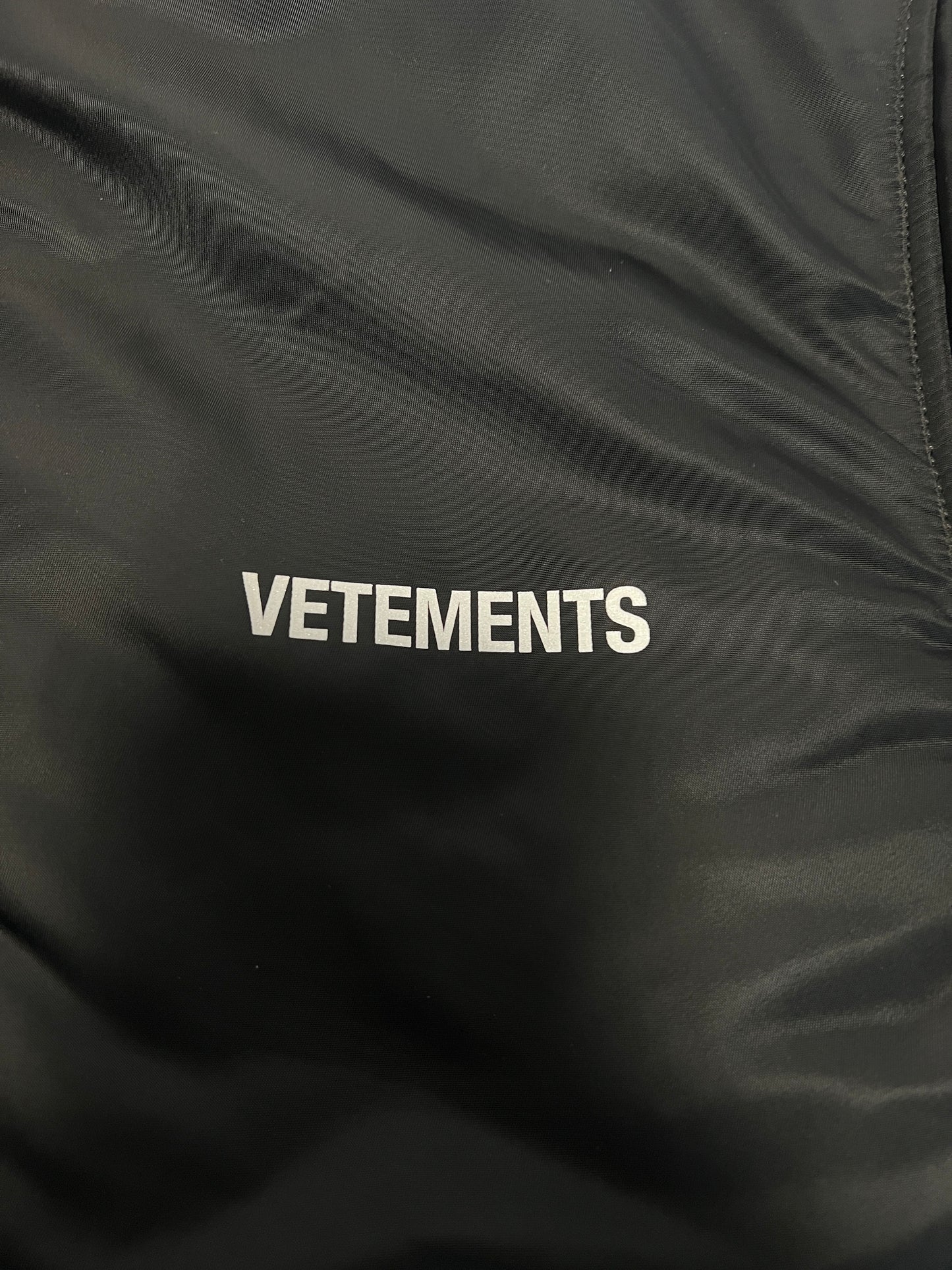 Vetements SS18 Homme Emoji Reversible Bomber