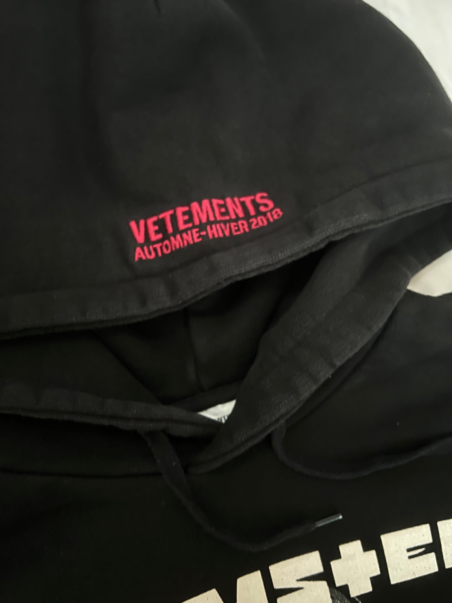 Vetements AW17 Rammstein Hoodie