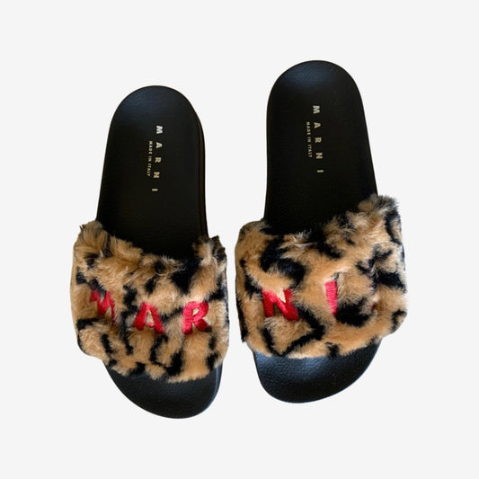 Marni Fur Slipper