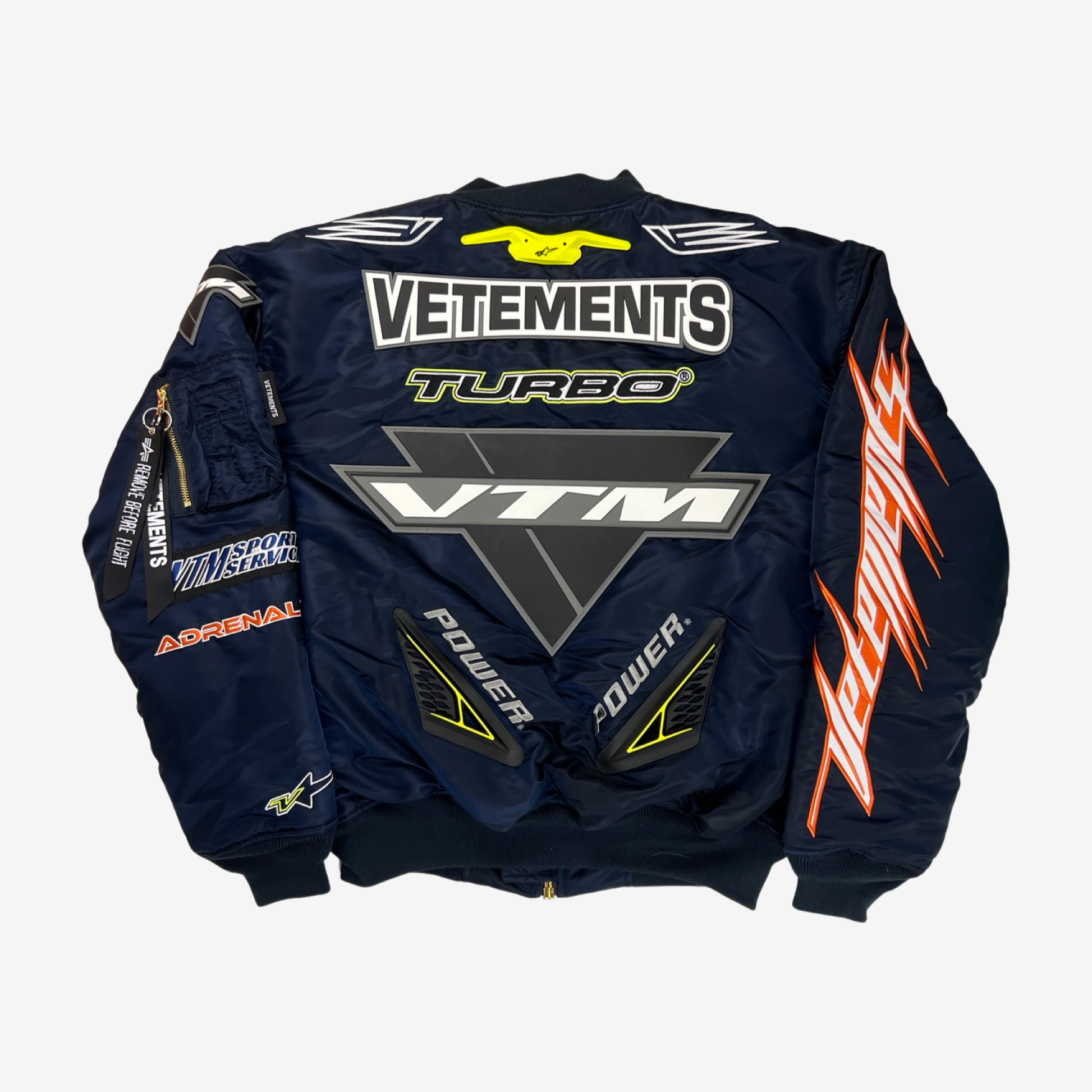 Vetements Racing Moto Bomber