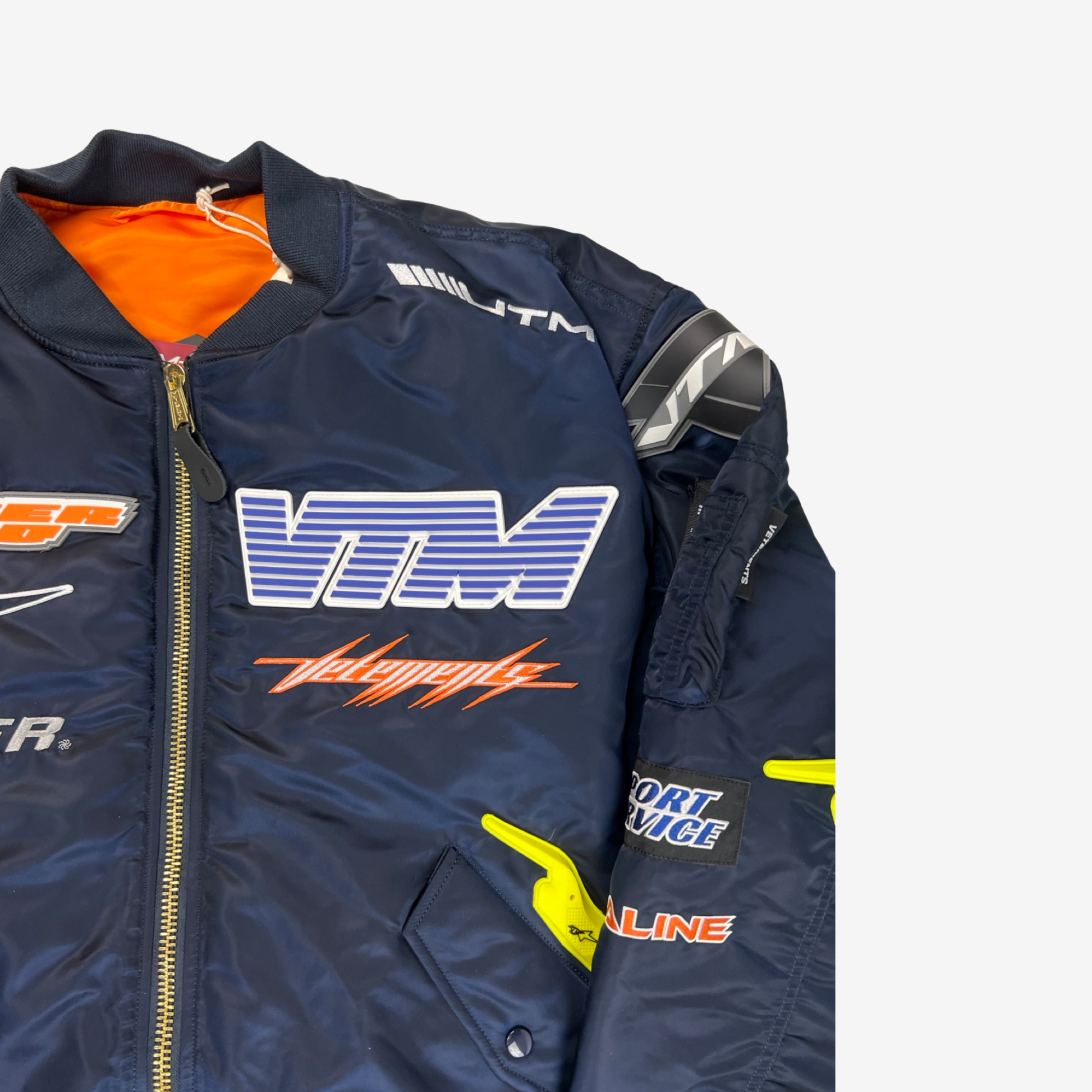 Vetements Racing Moto Bomber