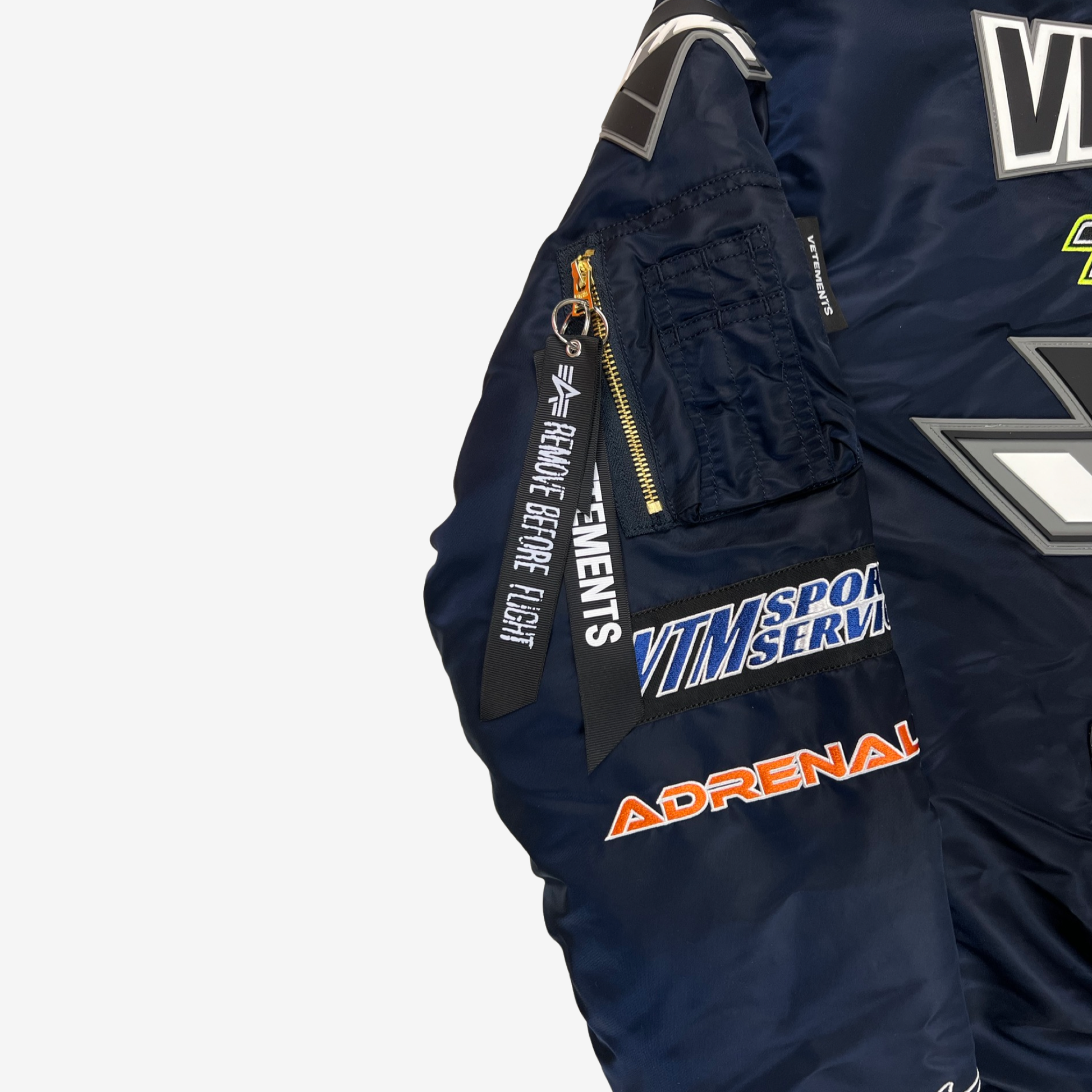 Vetements Racing Moto Bomber