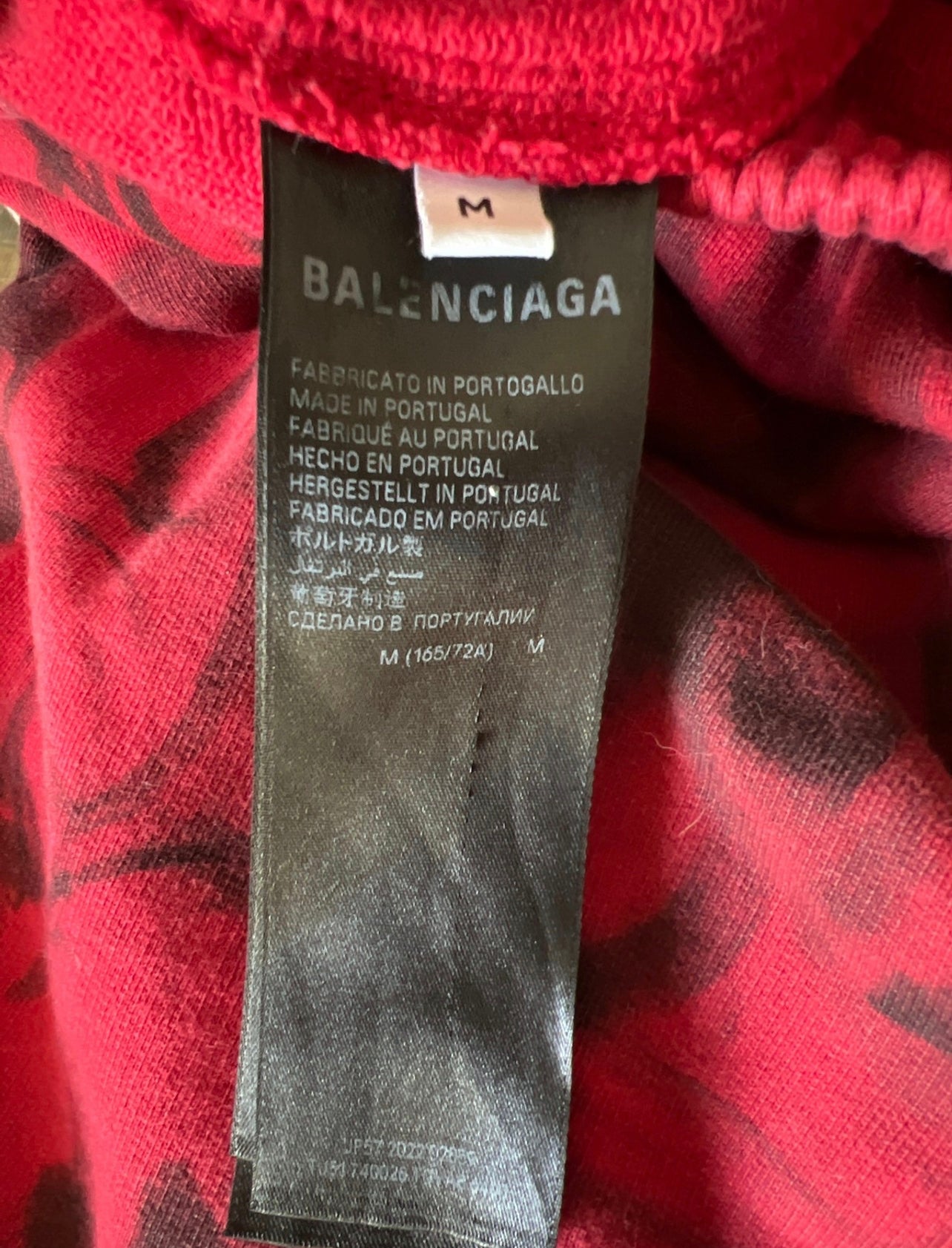 Balenciaga SS23 Graffiti Skater Pants Red