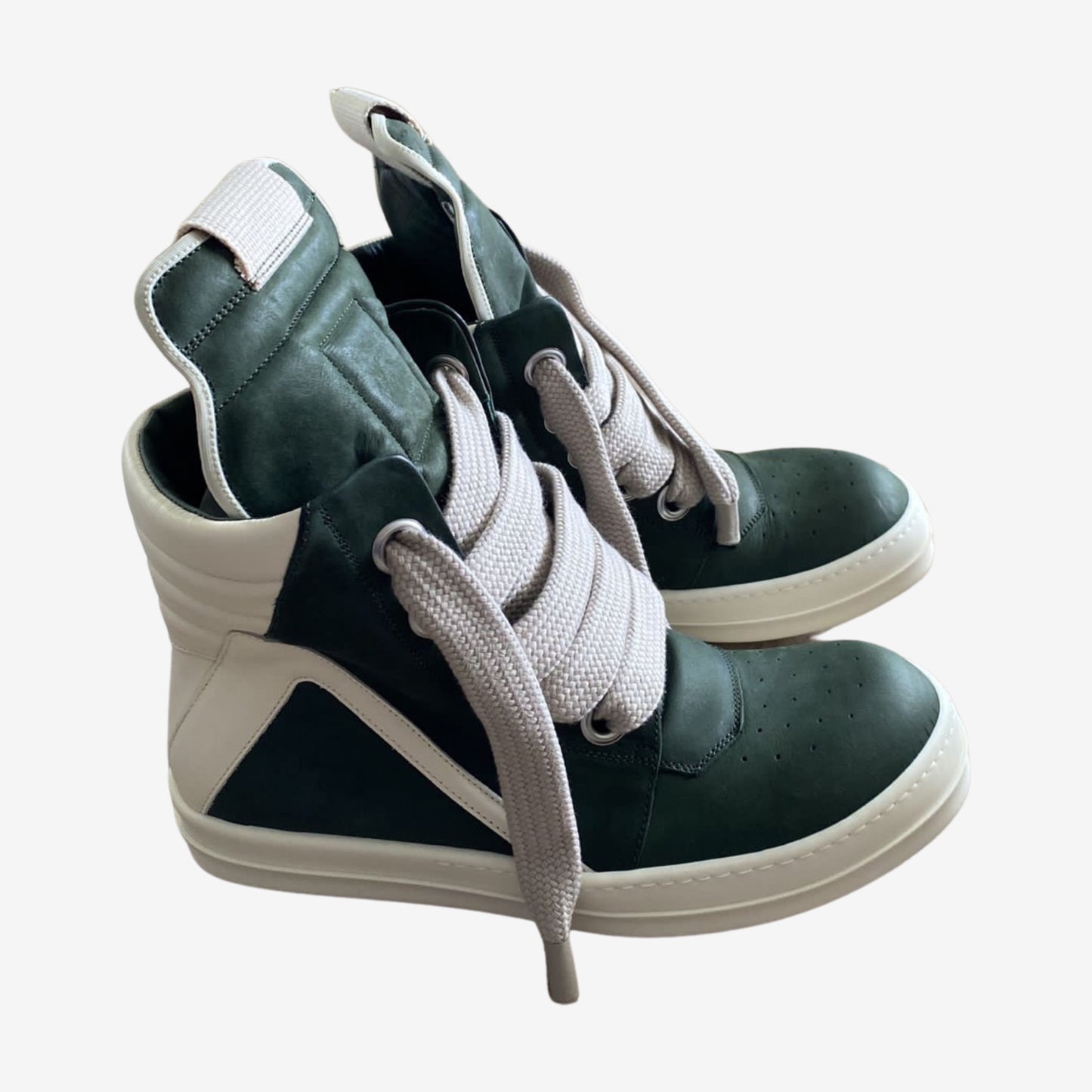 Rick Owens SS23 EDFU Jumbo Laces Geobaskets