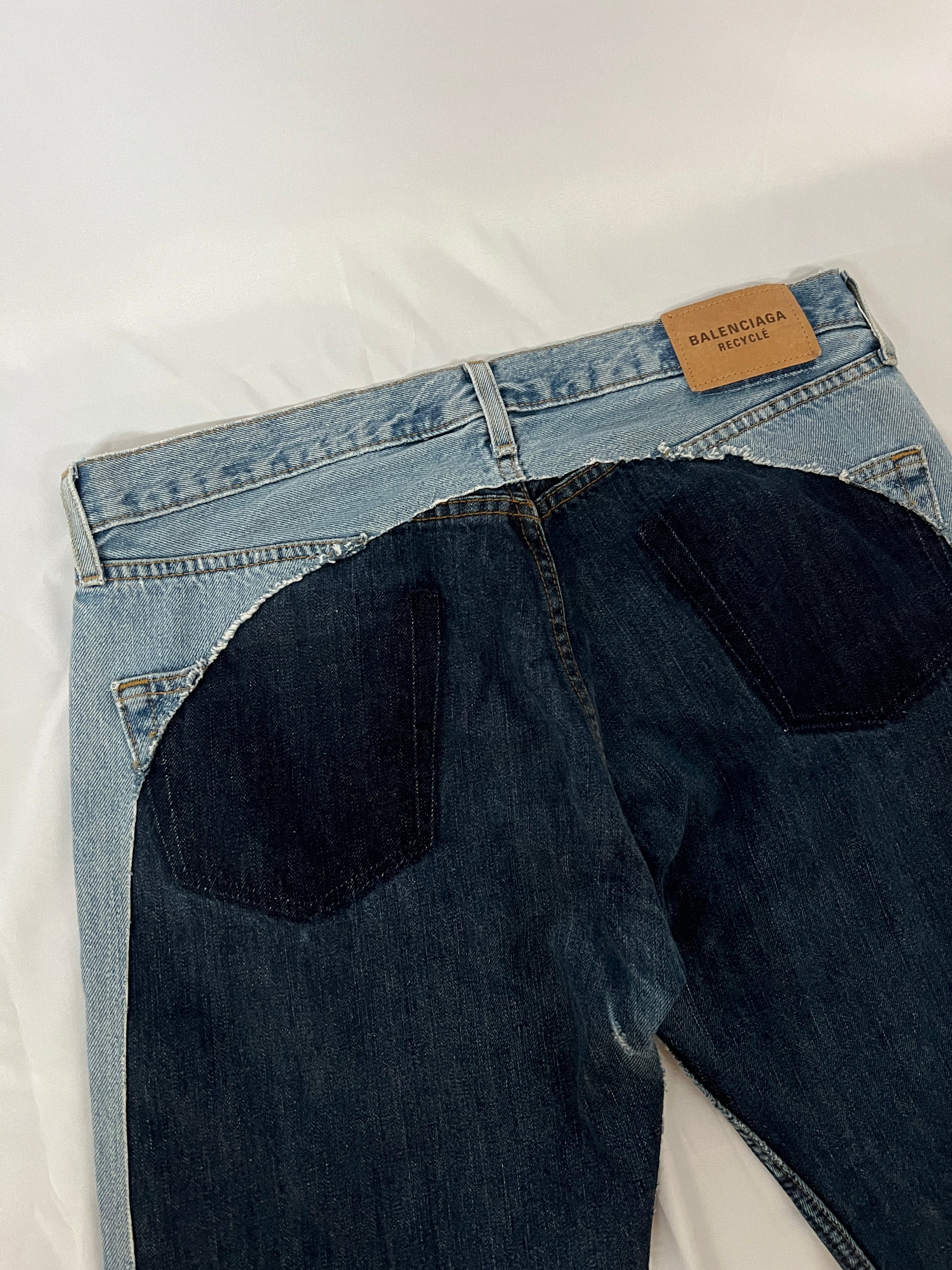 Balenciaga Bicolor Denim