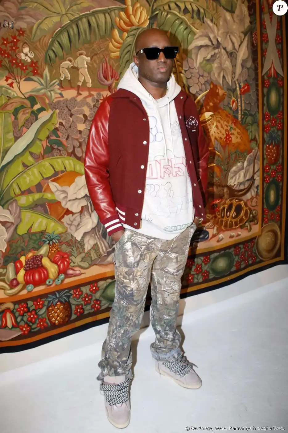 Lanvin Curb Pink worn by virgil abloh