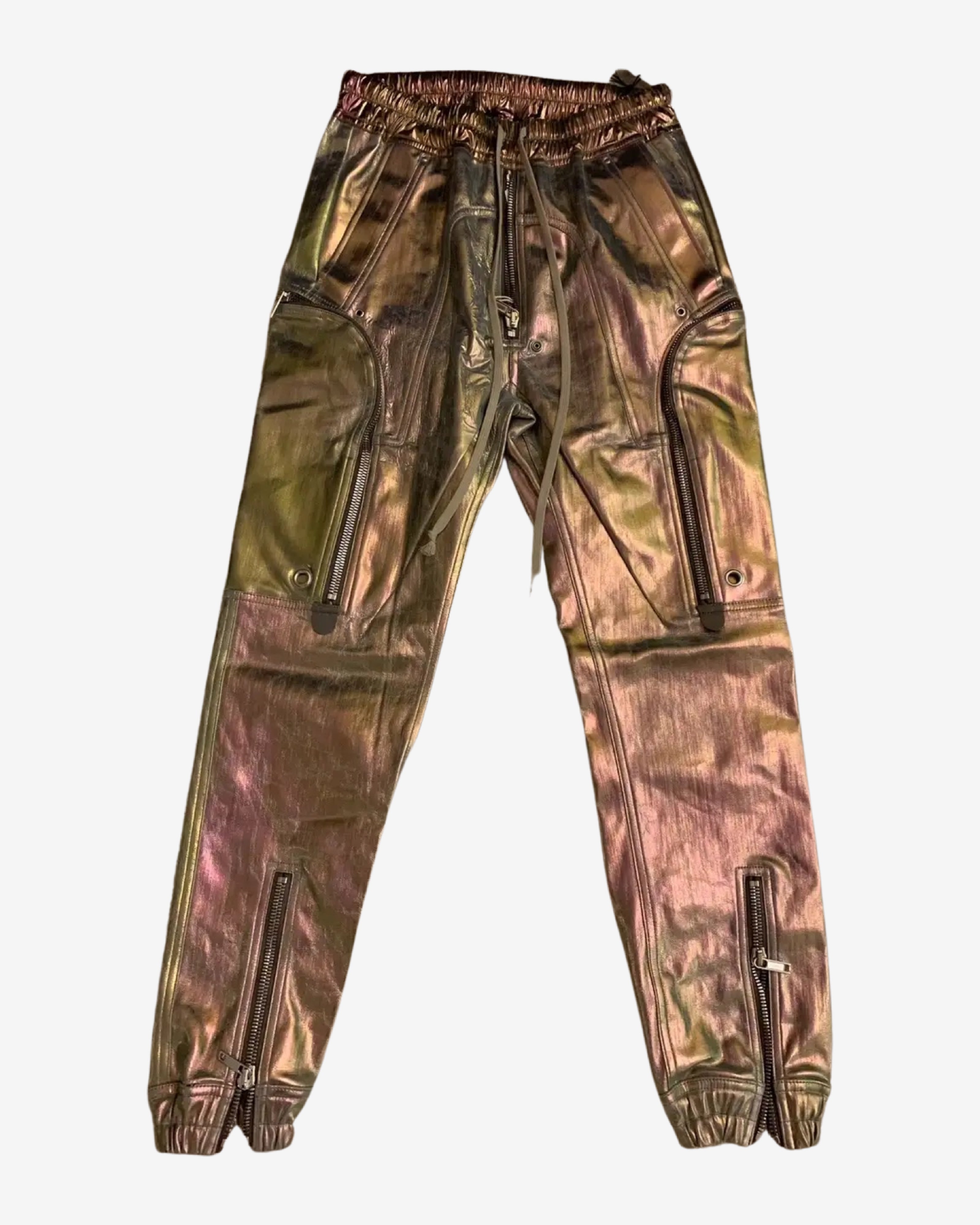 Rick Owens Ss20 Tecuatl Bauhaus Iridescent Cargo Joggers – FyouGrails