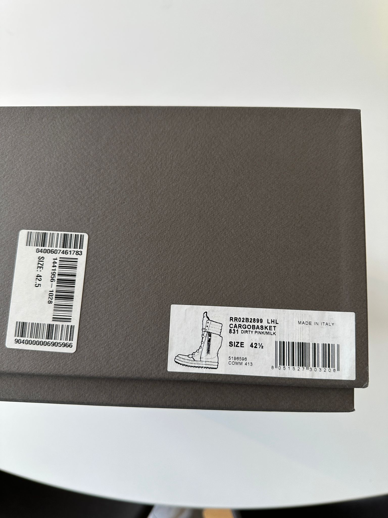 rick owens box