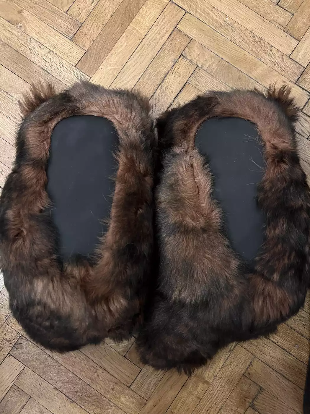 Vetements Fur Bear Shoes