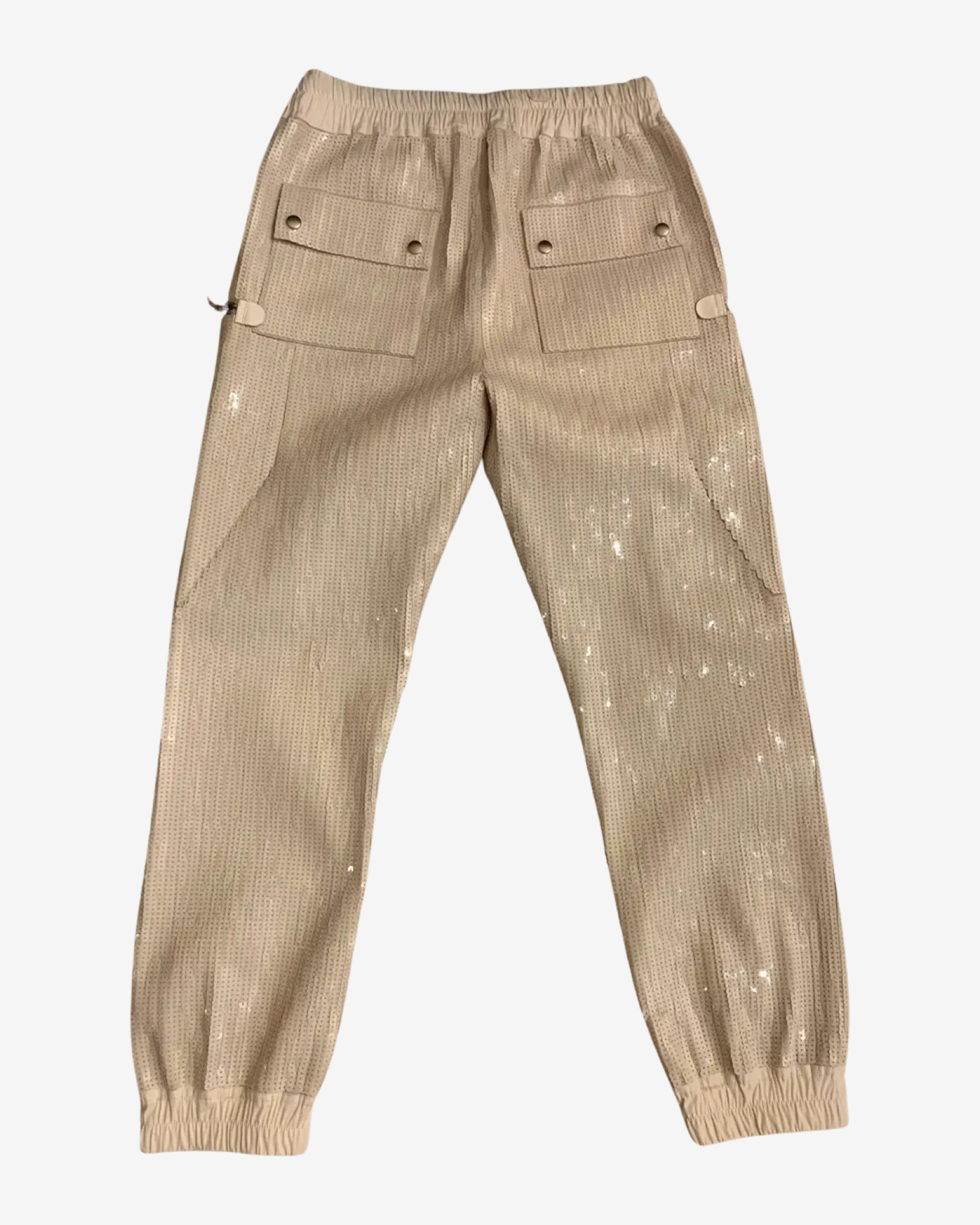 Rick Owens Tecuatl Sequin Bauhaus Cargo Pants