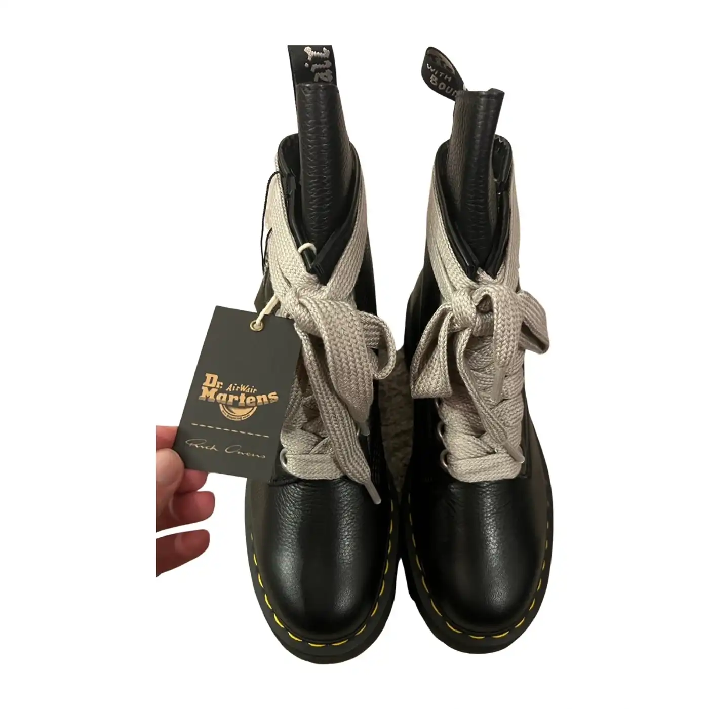 Rick Owens Doc Martens 1460 Quad Leather Boots – FYOUGRAILS