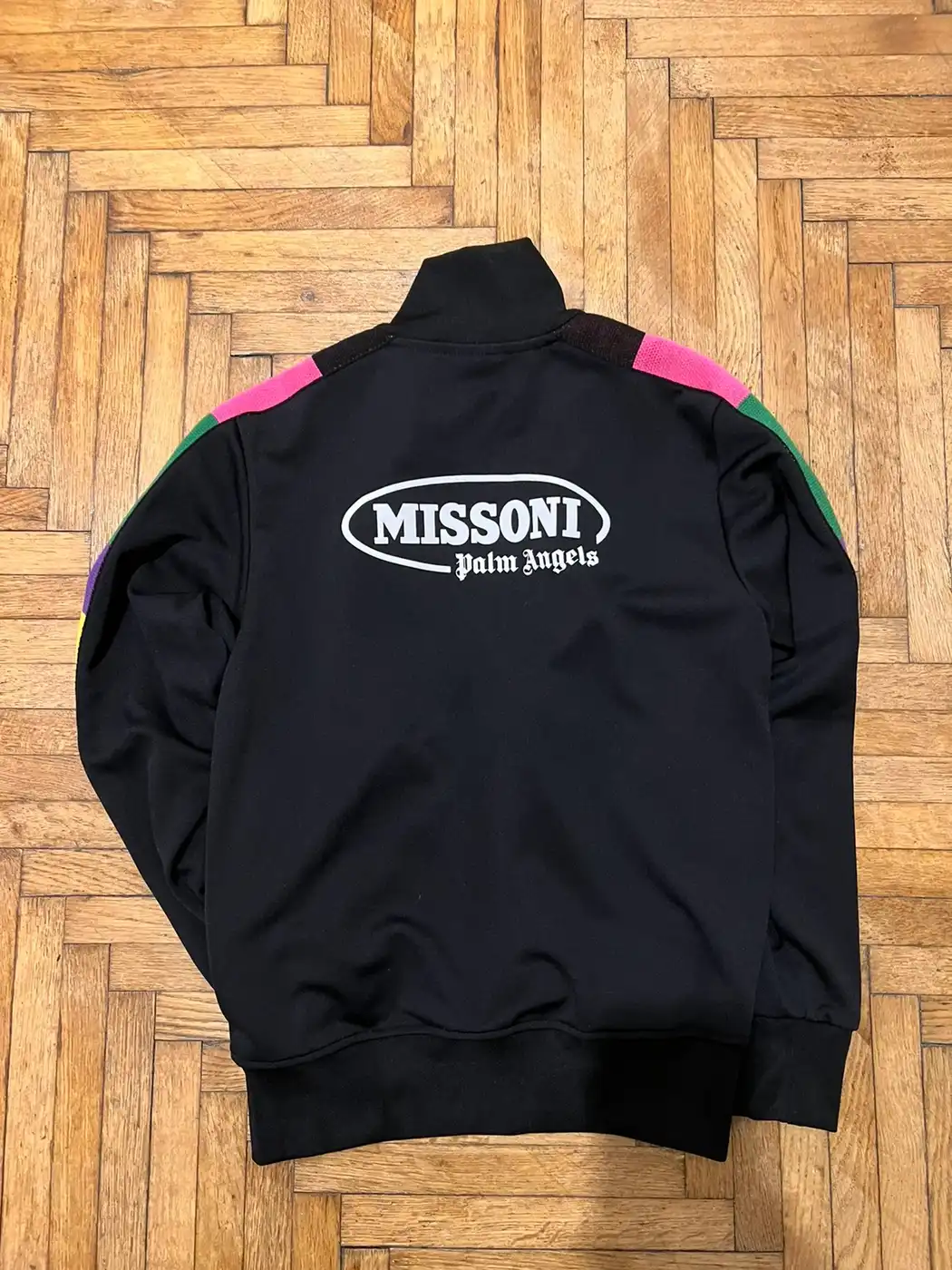 Palm Angles x Missoni Black Tracksuit Top