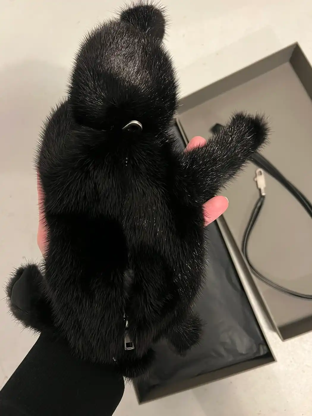 Rick Owens Fat Bunny Mink Fur Bag