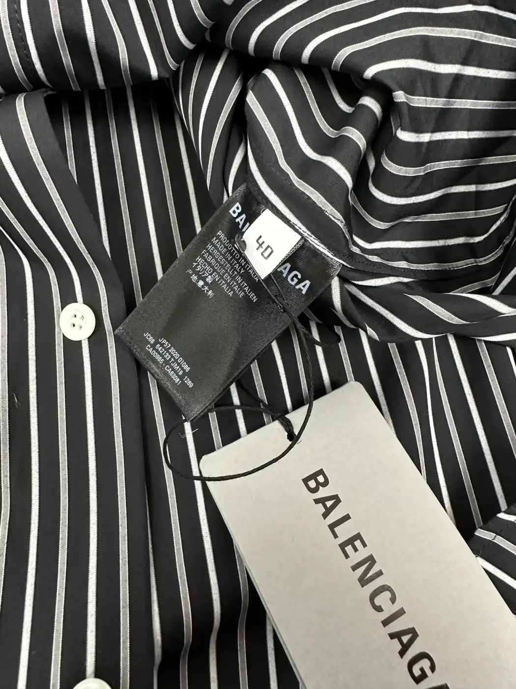 Balenciaga AW20 steroid button up shirt by Demna