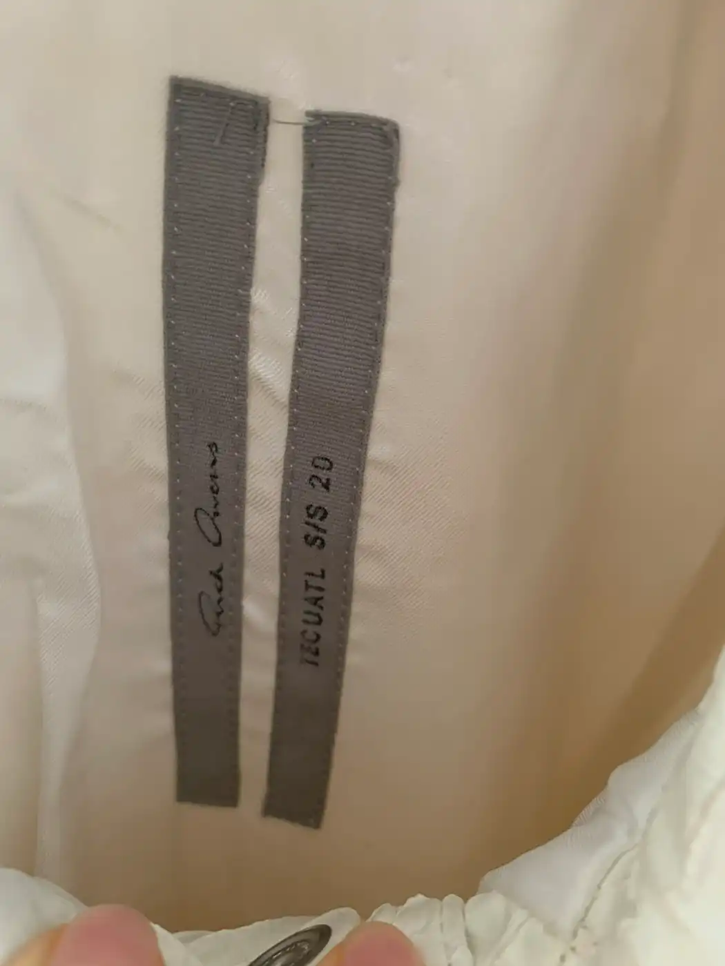 Rick Owens Snakeskin Tecuatl Jacket