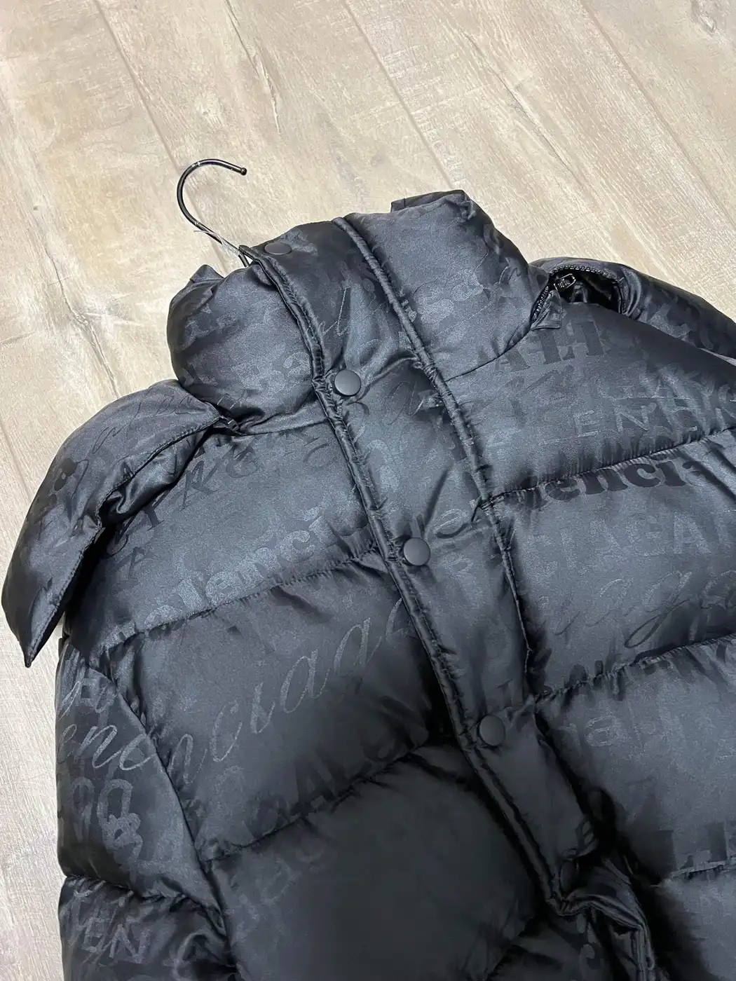 Balenciaga Swing Logo Puffer Jacket