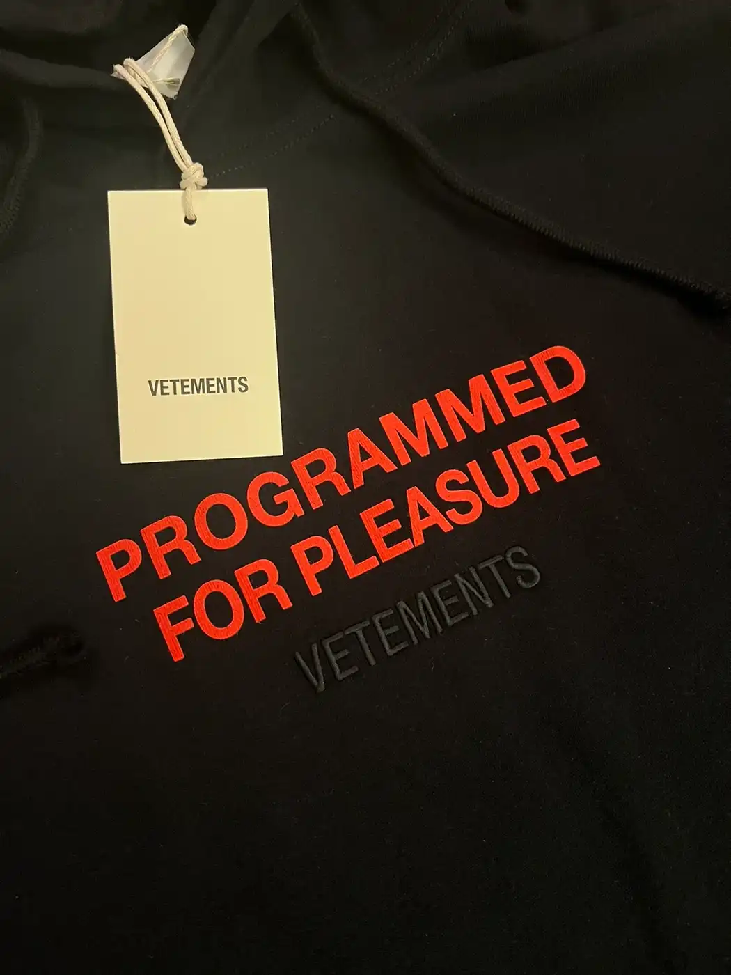 Vetements AW20 Pleasure Hoodie