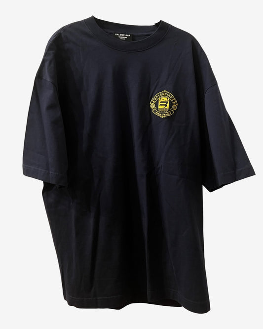 Balenciaga Quest Embroidery Logo Tshirt