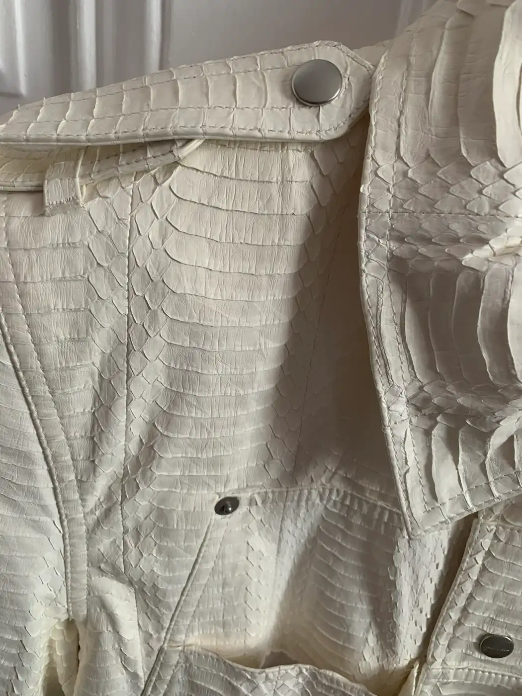 Rick Owens Snakeskin Tecuatl Jacket