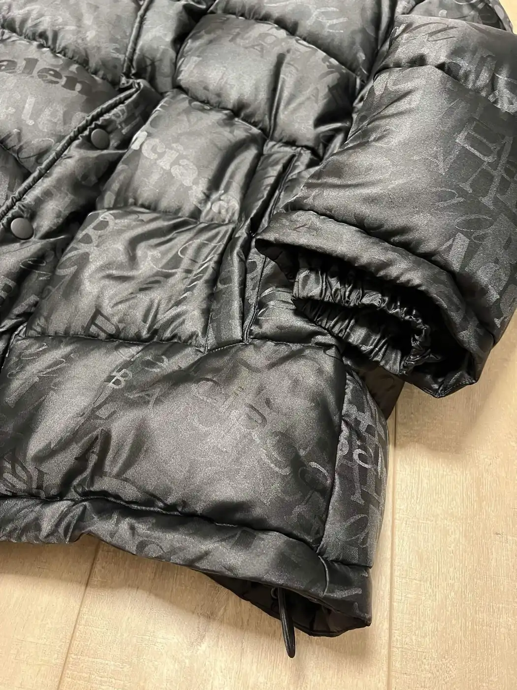 Balenciaga Swing Logo Puffer Jacket