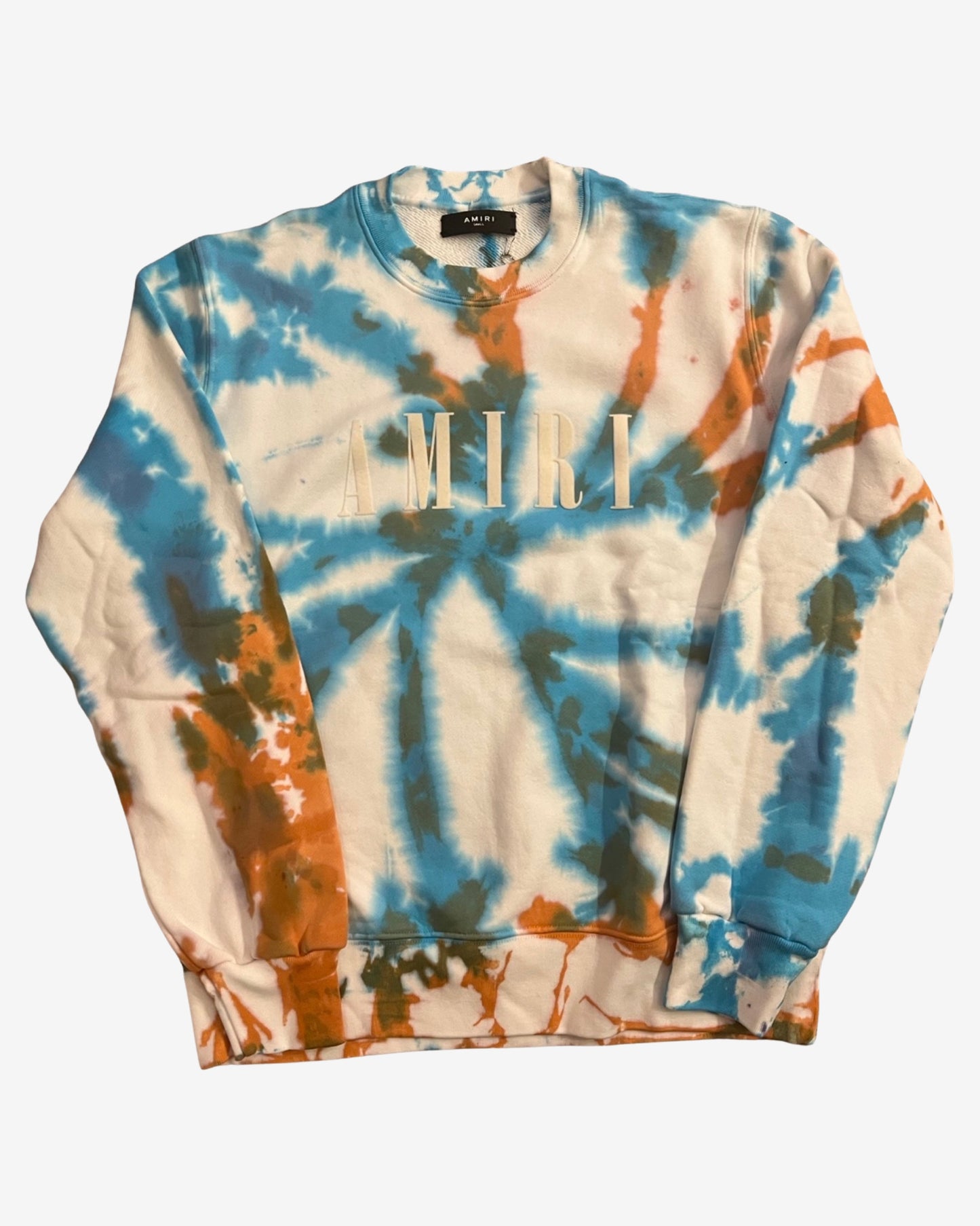 Amiri Multicolor Tie Dye Oversized Cotton Sweatshirt