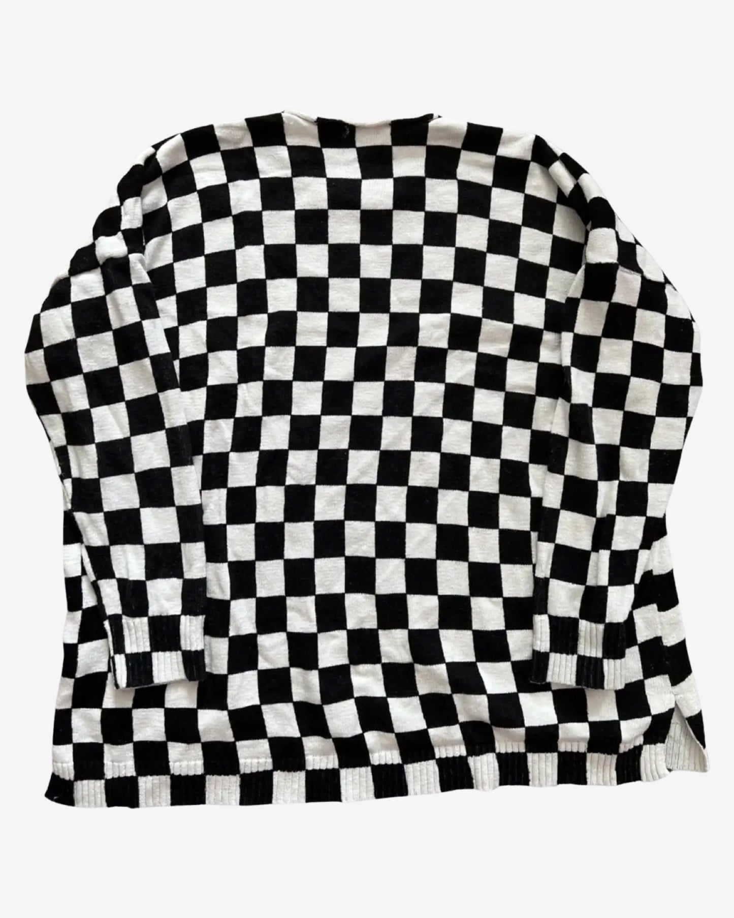 Vintage Rockstar Chessboard Knit