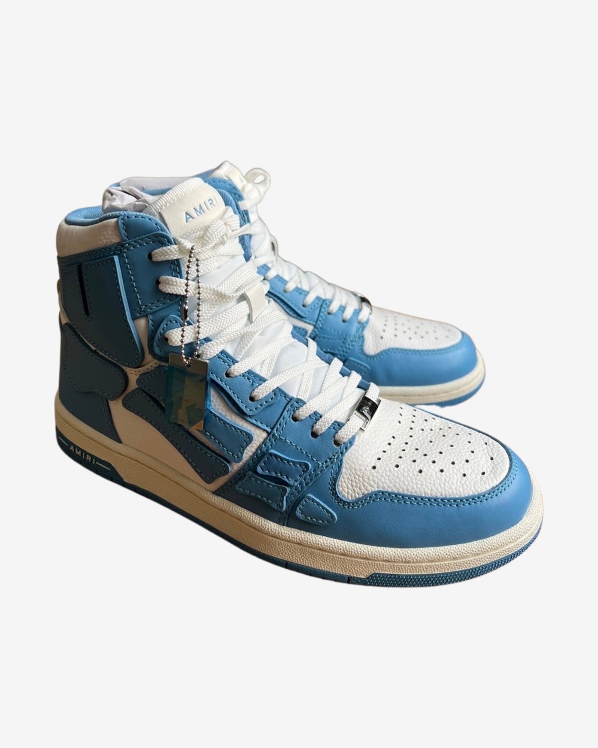 Amiri SKEL-HI white blue sneaker