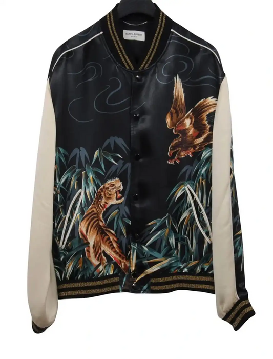 Saint Laurent SS16 Tiger & Eagle Jacket