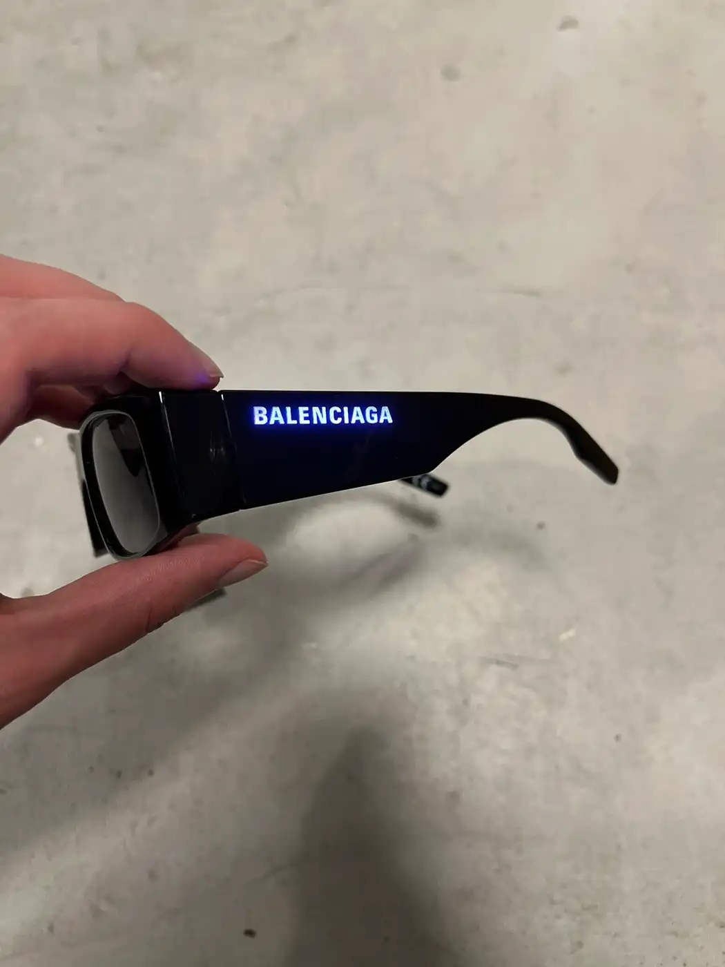 Balenciaga Led Black Sunglasses