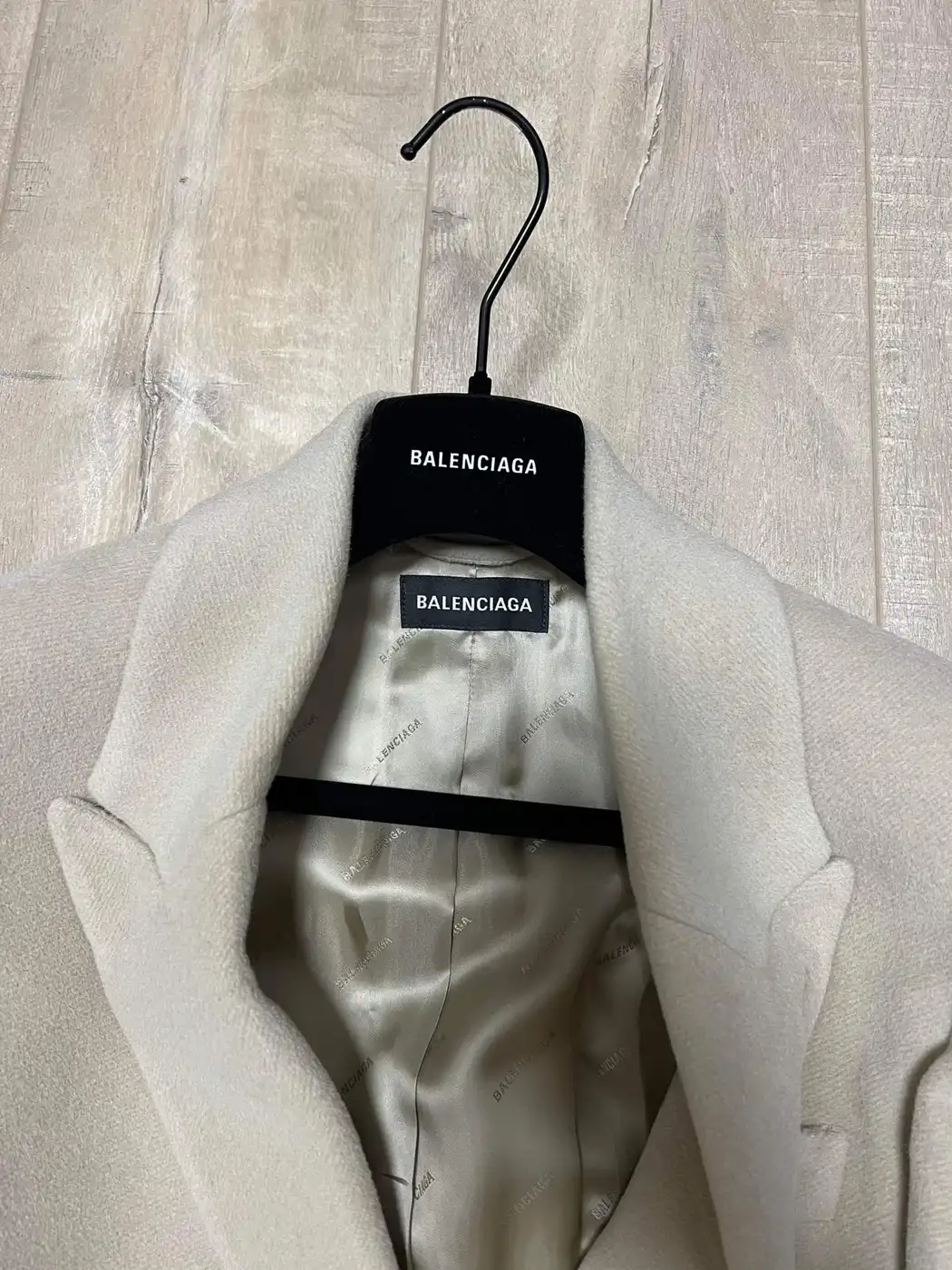 Balenciaga AW20 Oversized Steroid Coat Camel