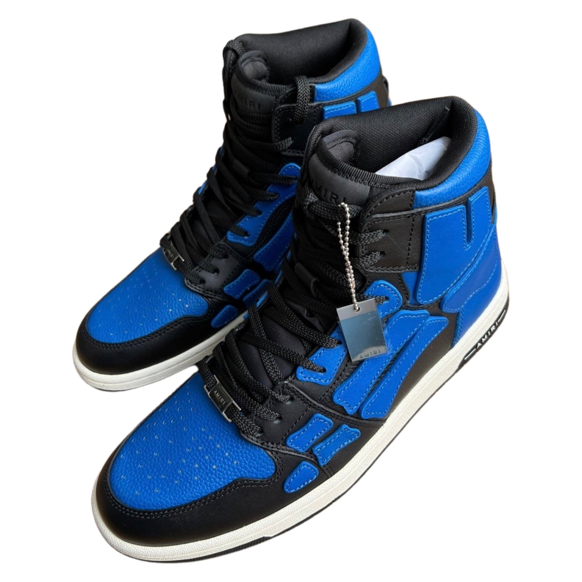 Amiri Black Blue Skel High