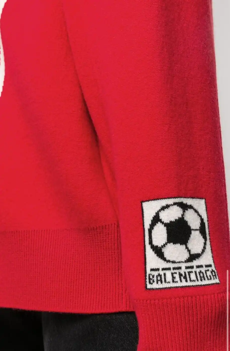 Balenciaga Soccer Cashmere Highneck