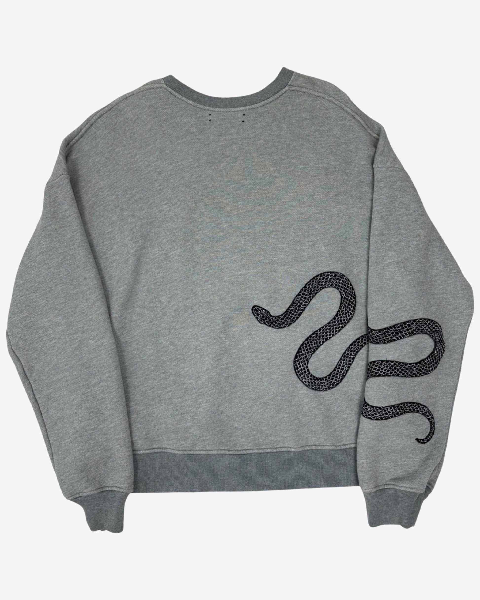 Amiri Glitter Snake Sweater