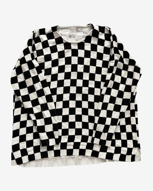 Vintage Rockstar Chessboard Knit