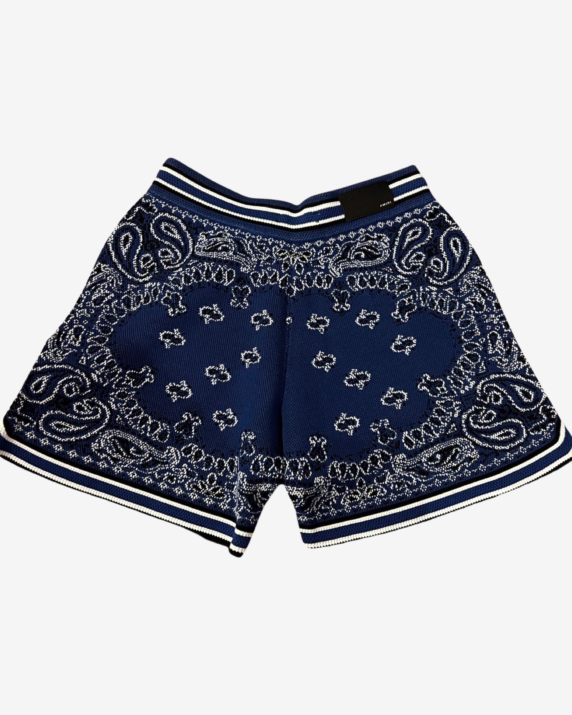 AMIRI Blue Bandana B-Ball Shorts